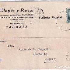 Sellos: CLAPÉS Y ROCA TARRASA 1934. Lote 324077398
