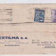 Sellos: TEXTILMA S. A. BARCELONA. 1943. Lote 324084493