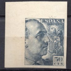 Sellos: ESPAÑA 1940 - FRANCO EDIFIL Nº 927 SIN DENTAR 927S - NUEVO SIN SEÑAL **. Lote 330287173