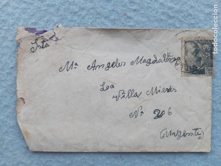 Sellos: Sobre circulado Villa de Mieres - Foto 1