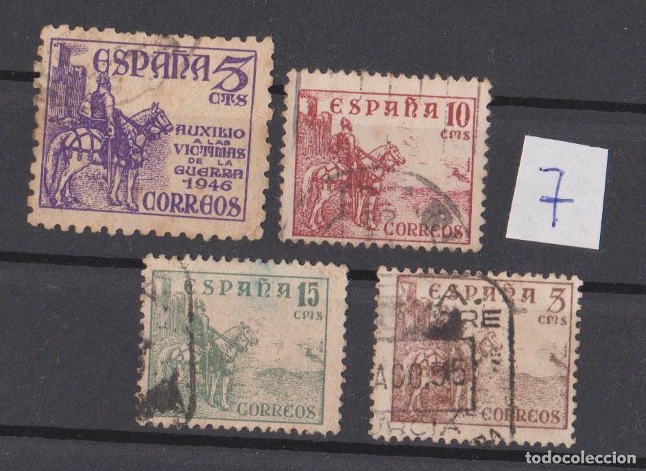 Sellos: ESPA&Ntilde;A EL CID 1946/49 - Foto 1