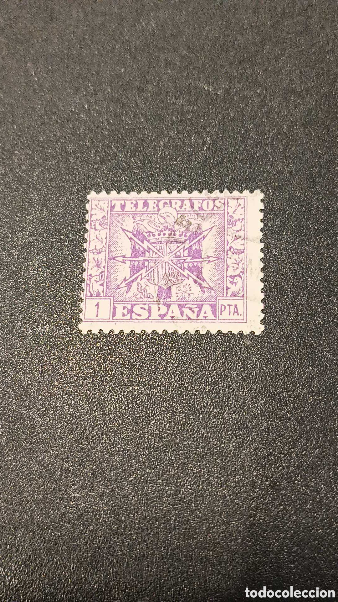 Sellos: Tel&eacute;grafos 1 pts 1949 - Foto 3