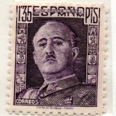 Sellos: SELLO DE ESPAÑA DE 1946 GENERAL FRANCO 1,35 PTS NUEVO EDIFIL 1001. Lote 402356544