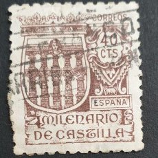 Sellos: ESPAÑA 1944 - MILENARIO DE CASTILLA 40C. (EDIFIL 978 º)