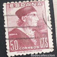 Sellos: ESPAÑA 1946 - DÍA DEL SELLO. FIESTA DE LA HISPANIDAD, 50C. (EDIFIL 1002 º)