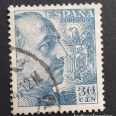 Sellos: ESPAÑA 1949/1953 - CID Y GENERAL FRANCO, 30C. (EDIFIL 1049 º)