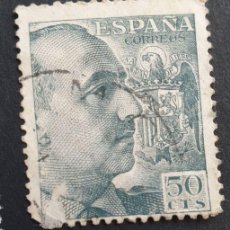 Sellos: ESPAÑA 1949/1953 - CID Y GENERAL FRANCO, 50C. (EDIFIL 1053 º)