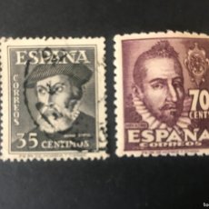 Sellos: ESPAÑA 1948 EDIFIL 1035/6 COMPLETA