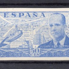 Sellos: ESPAÑA 1939 - J.CIERVA Nº 883CCS - ERROR COLOR- NUEVO SIN SEÑAL FIJASELLOS - MNH