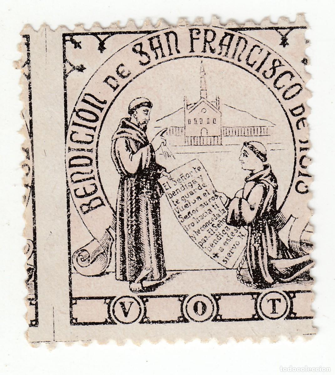 Sellos: SELLO BENDICION DE SAN FRANCISCO DE ASIS - Foto 1