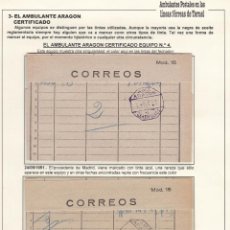 Francobolli: CM3-25- IMPRESOS CORREOS SAMPER DE CALANDA 1951 AMBULANTES. VER DESCRIPCIÓN