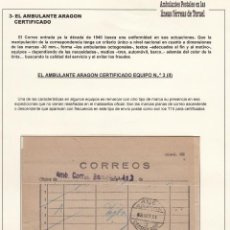 Francobolli: CM3-29- IMPRESO CORREO SAMPER DE CALANDA 1951 AMBULANTES. VER DESCRIPCIÓN