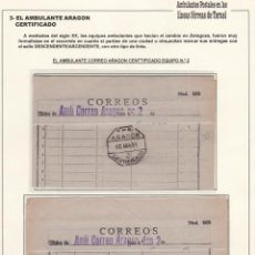 Francobolli: CM3-33- IMPRESOS CORREOS A SAMPER DE CALANDA 1951 AMBULANTES. VER DESCRIPCIÓN