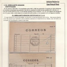 Francobolli: CM3-39- IMPRESOS CORREOS A SAMPER DE CALANDA 1951/62 AMBULANTES. VER DESCRIPCIÓN