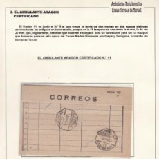 Francobolli: CM3-47- IMPRESO CORREOS A SAMPER DE CALANDA 1951 AMBULANTES. VER DESCRIPCIÓN