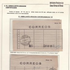Francobolli: CM3-63-IMPRESOS CORREOS A SAMPER DE CALANDA AMBULANTES . VER DESCRIPCIÓN