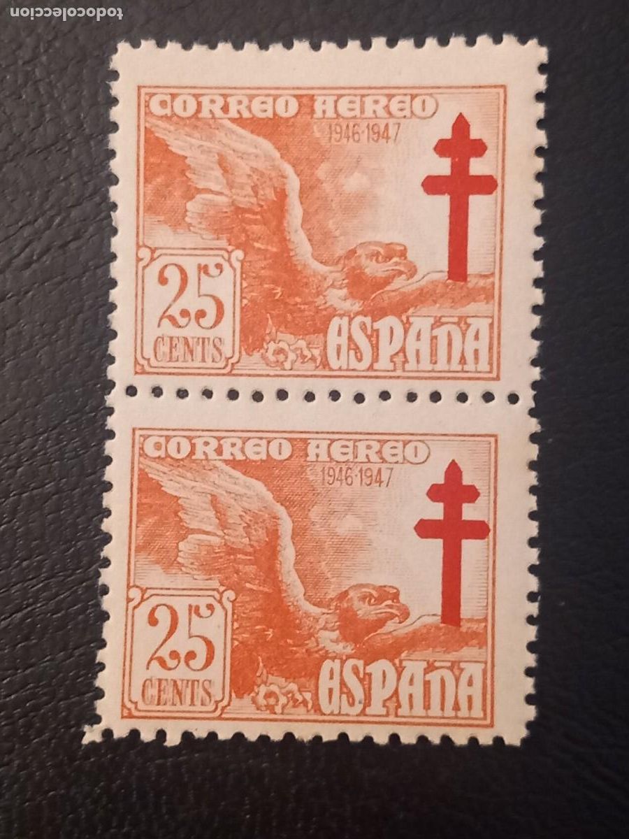 Sellos: A&Ntilde;O 1946 PRO TUBERCULOSOS SELLOS NUEVOS EDIFIL 1010 VALOR CATALOGO 1,20 EUROS