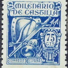 Sellos: EDIFIL 979 SELLOS NUEVOS ESPAÑA 1943 MILENARIO CASTILLA CON FIJASELLOS