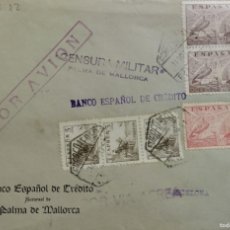Francobolli: ESPAÑA AÑO 1939 SOBRE CIRCULADO DE PALMA DE MALLORCA A BARCELONA CENSURA MILITAR