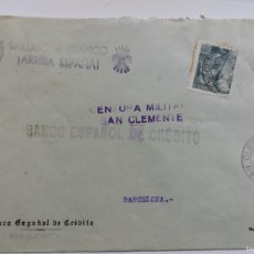 Francobolli: ESPAÑAAÑO 1939 SOBRE CIRCULADO DE SAN CLEMENTE (CUENCA) A BARCELONA EDIFIL 870