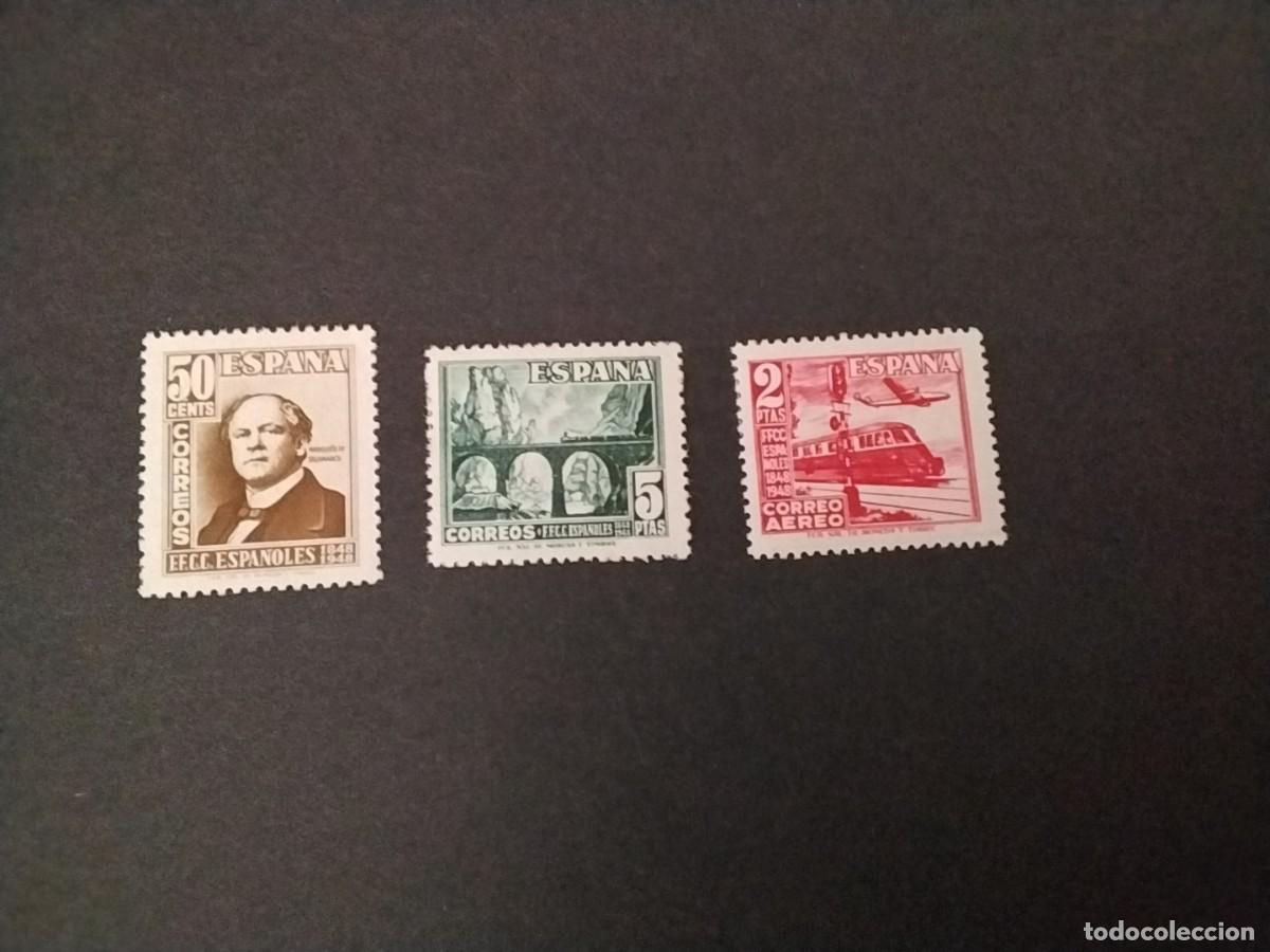 Sellos: Sellos Espa&ntilde;a Centenario del Ferrocarril - Foto 1