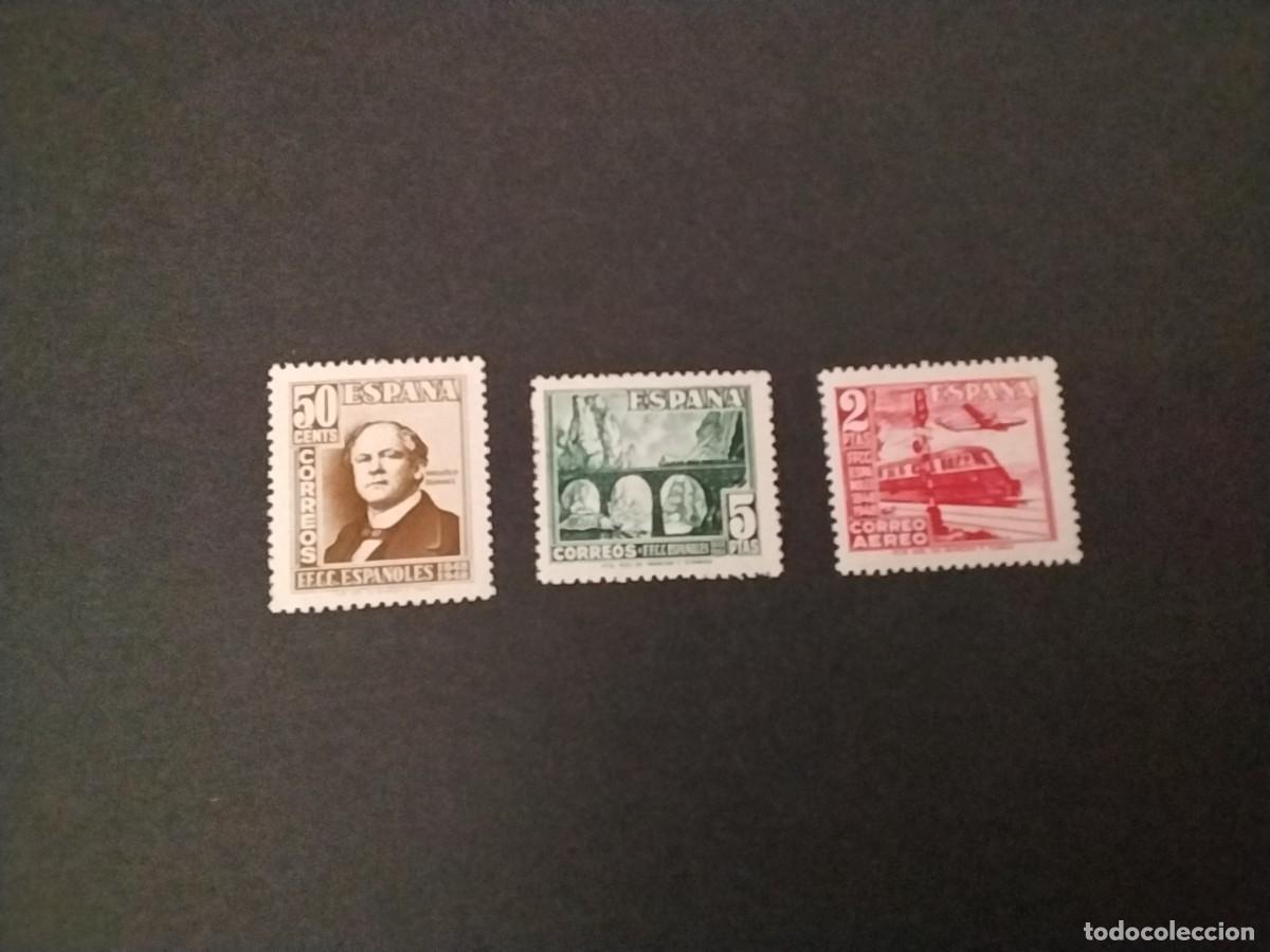 Sellos: Sellos Espa&ntilde;a Centenario del Ferrocarril - Foto 1