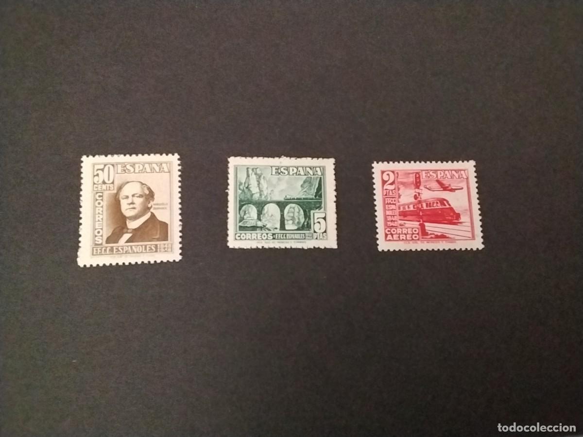 Sellos: Sellos Espa&ntilde;a Centenario del Ferrocarril - Foto 1