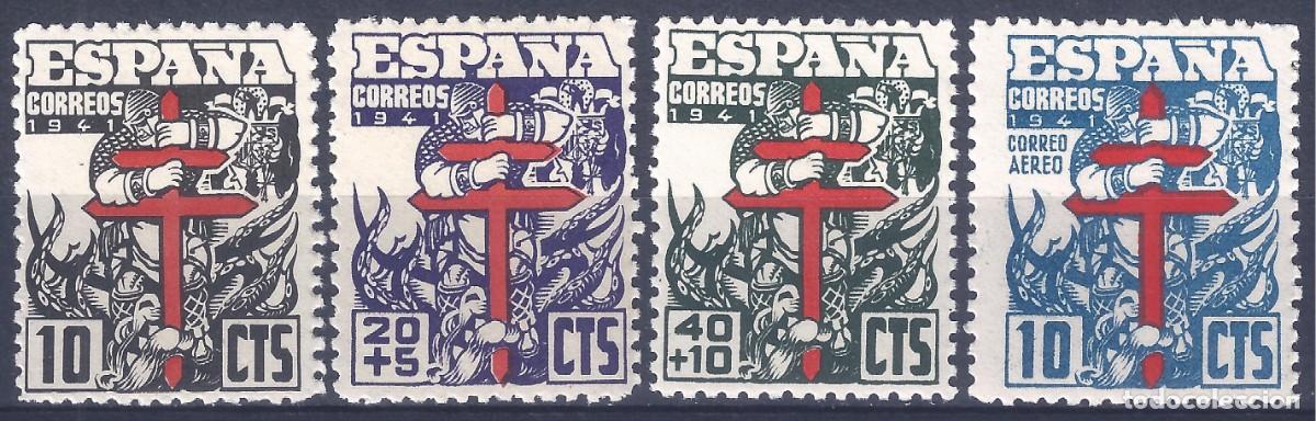 Sellos: EDIFIL 948-951 PRO TUBERCULOSOS 1941 (SERIE COMPLETA). MNH **