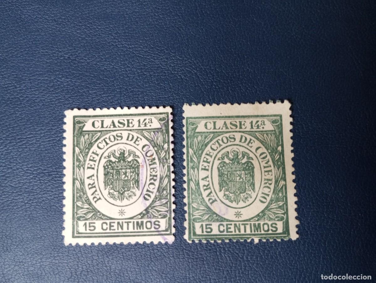 Sellos: ESPA&Ntilde;A, EFECTOS DE COMERCIO, - Foto 1