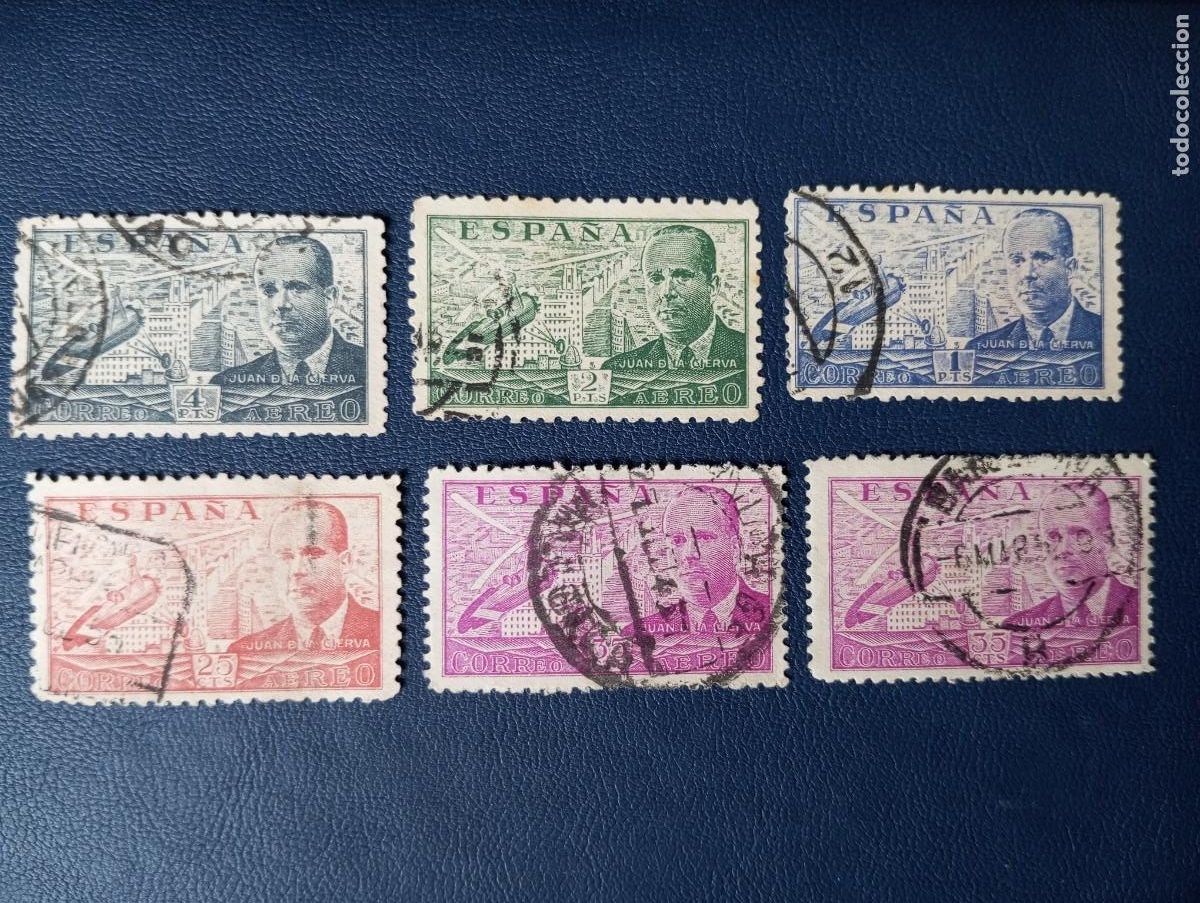 Sellos: ESPA&Ntilde;A, JUAN DE LA CIERVA, - Foto 1