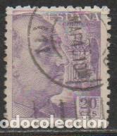 Sellos: Edifil n&ordm; 922, General Franco, sin nombre del grabador, USADO