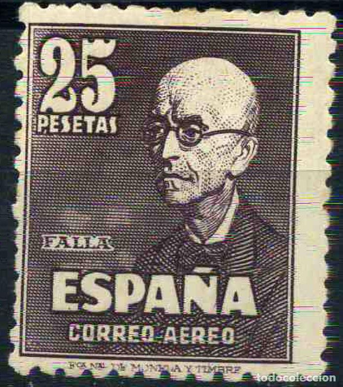 Sellos: Espa&ntilde;a 1947 - Manuel de Falla (nuevo) - Foto 1
