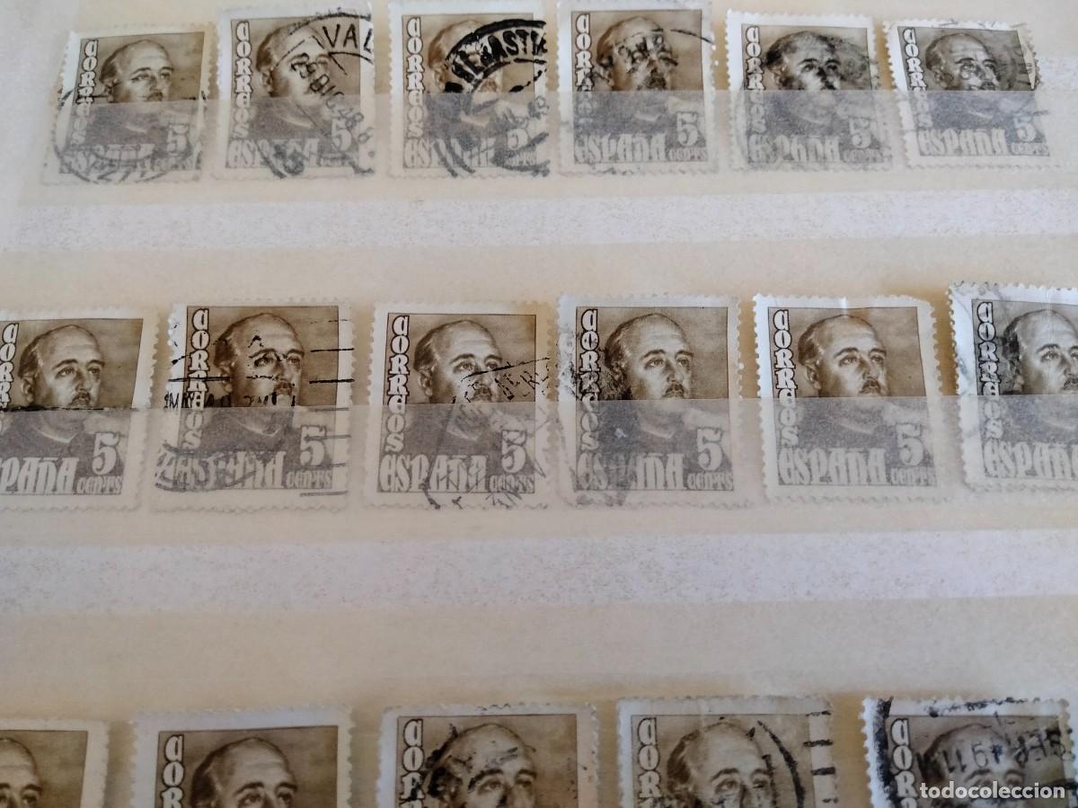 Sellos: LOTE DE SELLOS ESPA&Ntilde;A GENERAL FRANCO CON MATASELLOS - Foto 2
