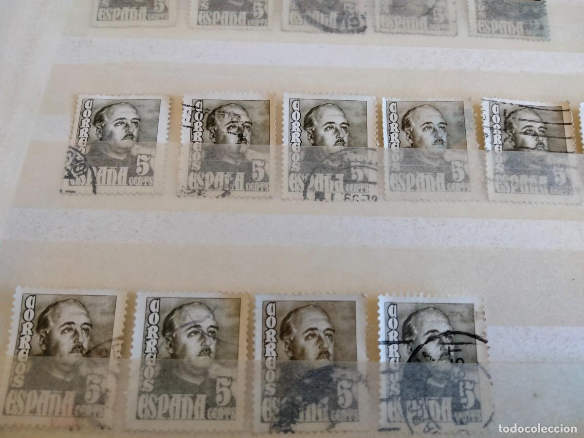 Sellos: LOTE DE SELLOS ESPA&Ntilde;A GENERAL FRANCO CON MATASELLOS - Foto 4