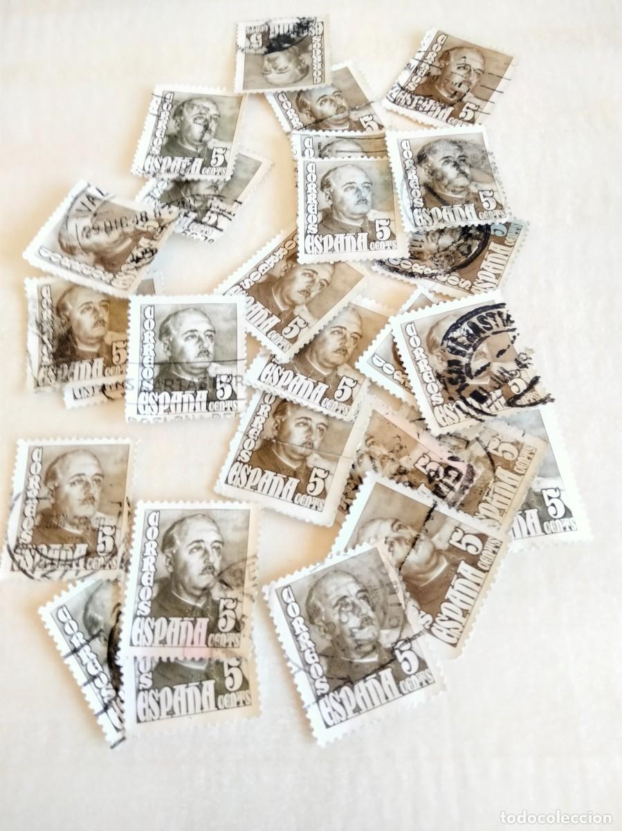 Sellos: LOTE DE SELLOS ESPA&Ntilde;A GENERAL FRANCO CON MATASELLOS - Foto 5