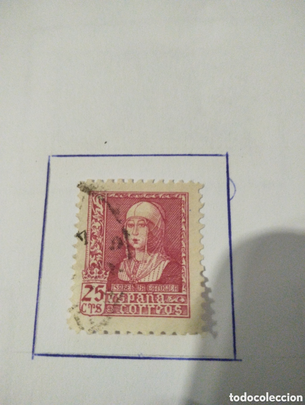 Sellos: Sello de 25 c&eacute;ntimos Espa&ntilde;a - Foto 2