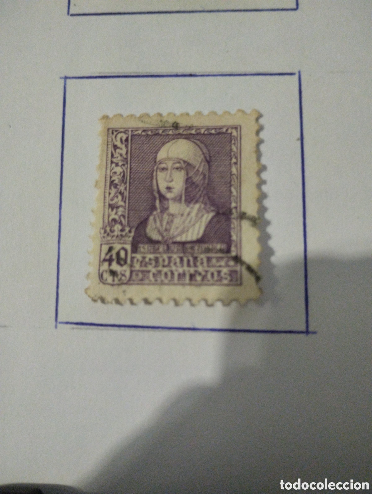Sellos: Sello de 40 c&eacute;ntimos Espa&ntilde;a - Foto 2