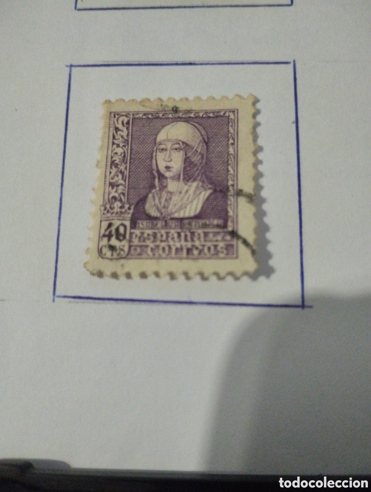 Sellos: Sello de 40 c&eacute;ntimos Espa&ntilde;a - Foto 1