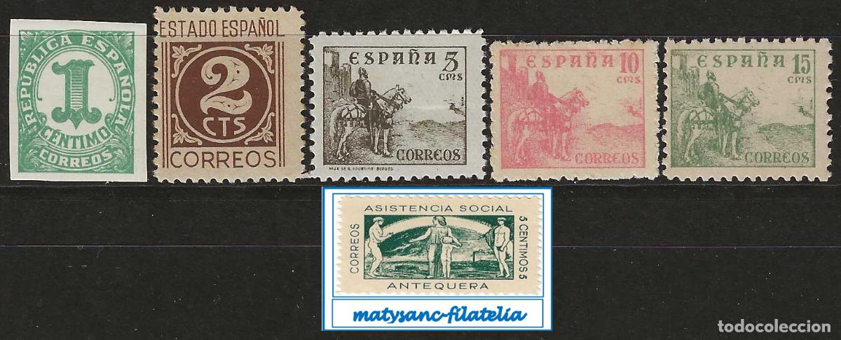Timbres: ESPA&Ntilde;A 1940. EDIFIL 914/918. SERIE COMPLETA &rdquo;CIFRAS Y CID&rdquo;. MNH***