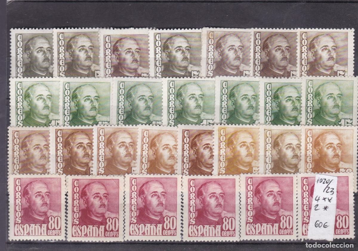 Sellos: SS23-FRANCO Edifil 1020/23 x 6 Series Nuevas ** (4)/*(2)