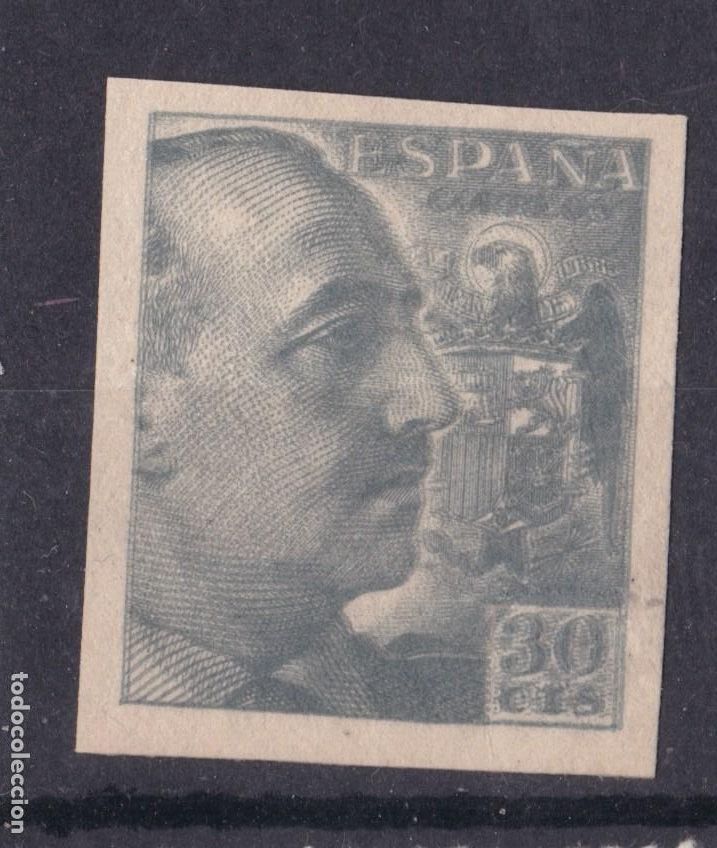 Sellos: SS43-FRANCO 30 Cts Edifil 924s . VARIEDAD Sin Dentar . Doble Impresion . Papel Cartulina **