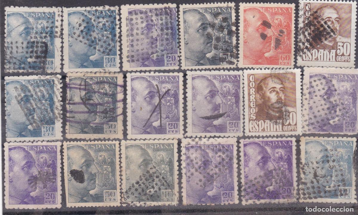 Sellos: SS48-FRANCO Lote 18 Sellos Matasellos MUDOS