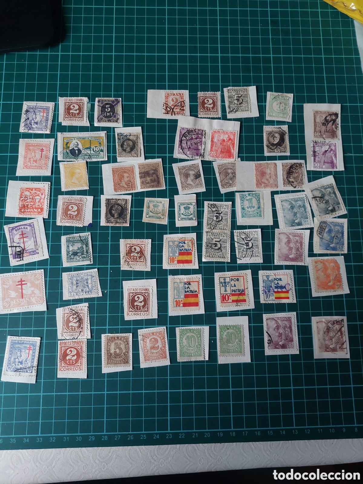 Sellos: ESPA&Ntilde;A SELLOS USADOS REPUBLICA ESTADO ESPA&Ntilde;OL