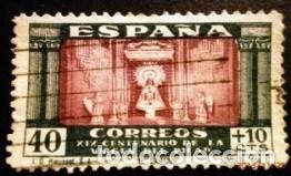 Sellos: 1940 ESPA&Ntilde;A XIX Centenario de la Venida de la Virgen del Pilar a Zaragoza
