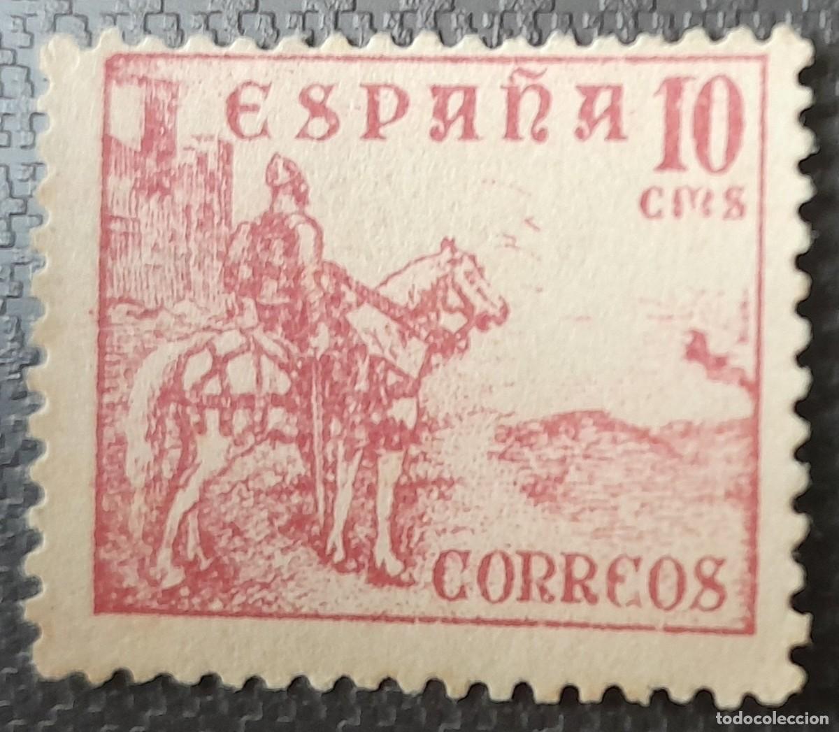 Sellos: ESPA&Ntilde;A 1937-1940 Cifras, Cid e Isabel