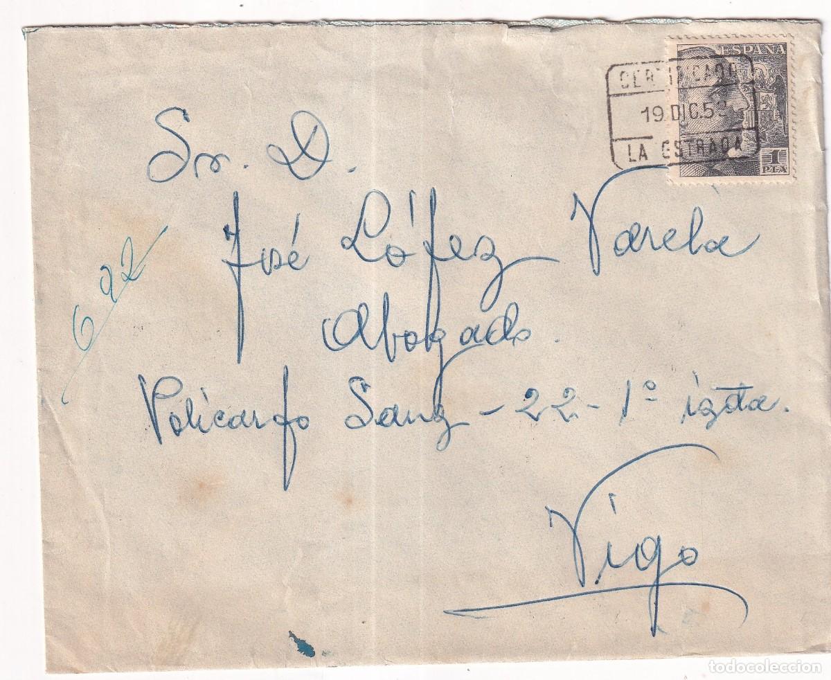 Sellos: Sobre certificado Vigo. Mutualidad de correos, aportaci&oacute;n voluntaria