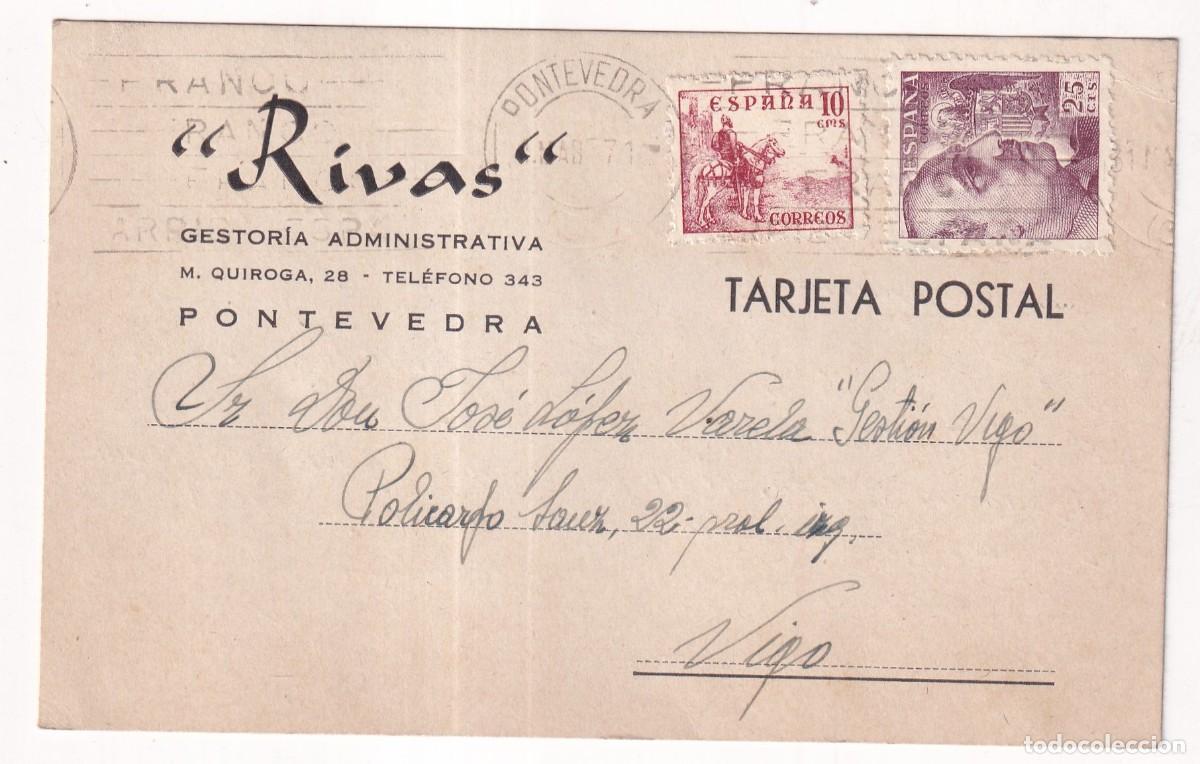 Sellos: Rivas gestor&iacute;a administrativa. Pontevedra.