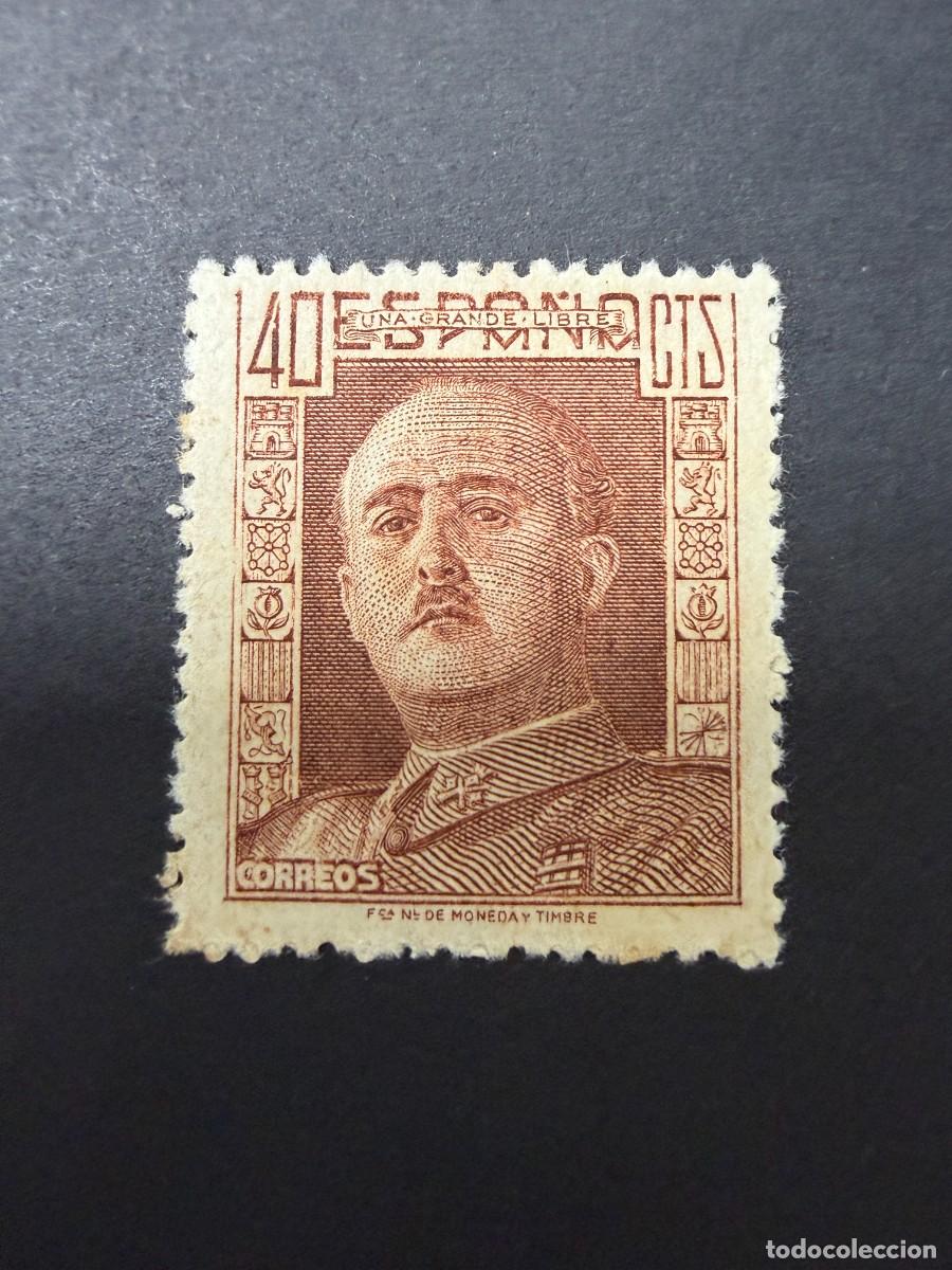 Sellos: ESPA&Ntilde;A, 1942. EDIFIL 953. GENRAL FRANCO. SERIE COMPLETA. NUEVO. CON FIJASELLOS.