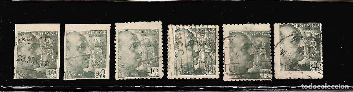 Sellos: LOTE DE SELLOS DE FRANCO 40 CTS. DISTINTO COLORES