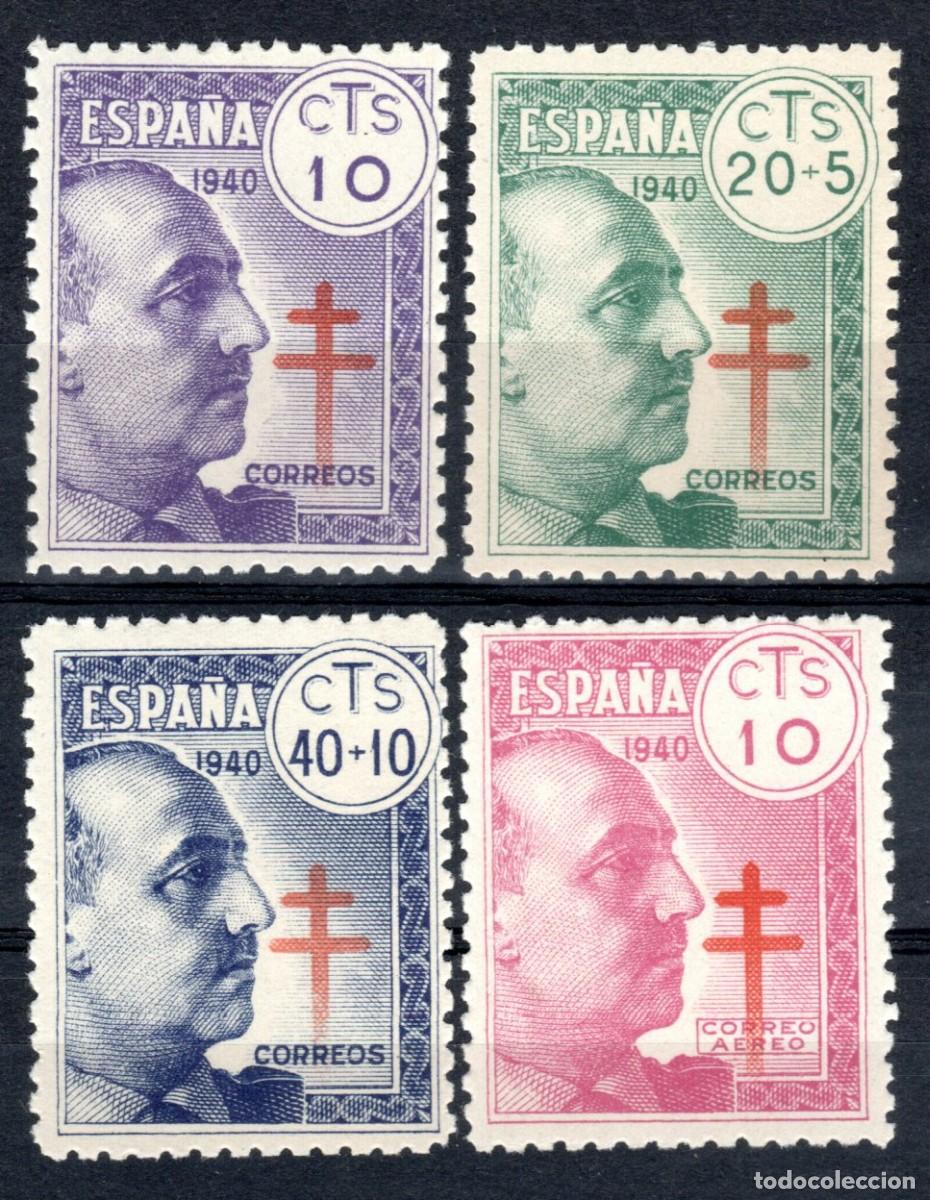 Timbres: EDIFIL 936-939 PRO TUBERCULOSOS 1940 (SERIE COMPLETA). MLH. (SALIDA: 0,01 &euro;).